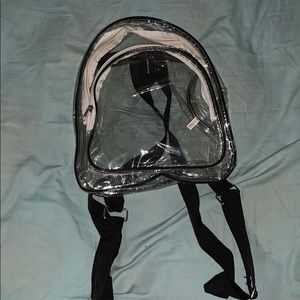 Clear small backpack